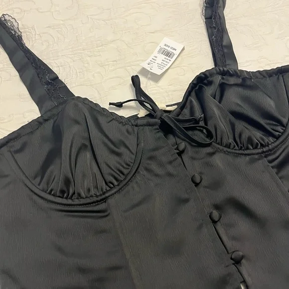 PacSun Lace Trim Bustier Tank Top - Picture 2 of 6